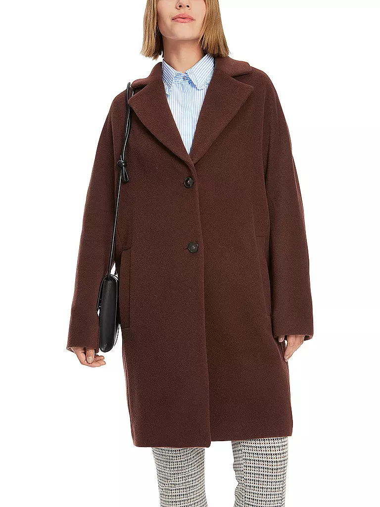 MARC CAIN  | Wollmantel | Marrone