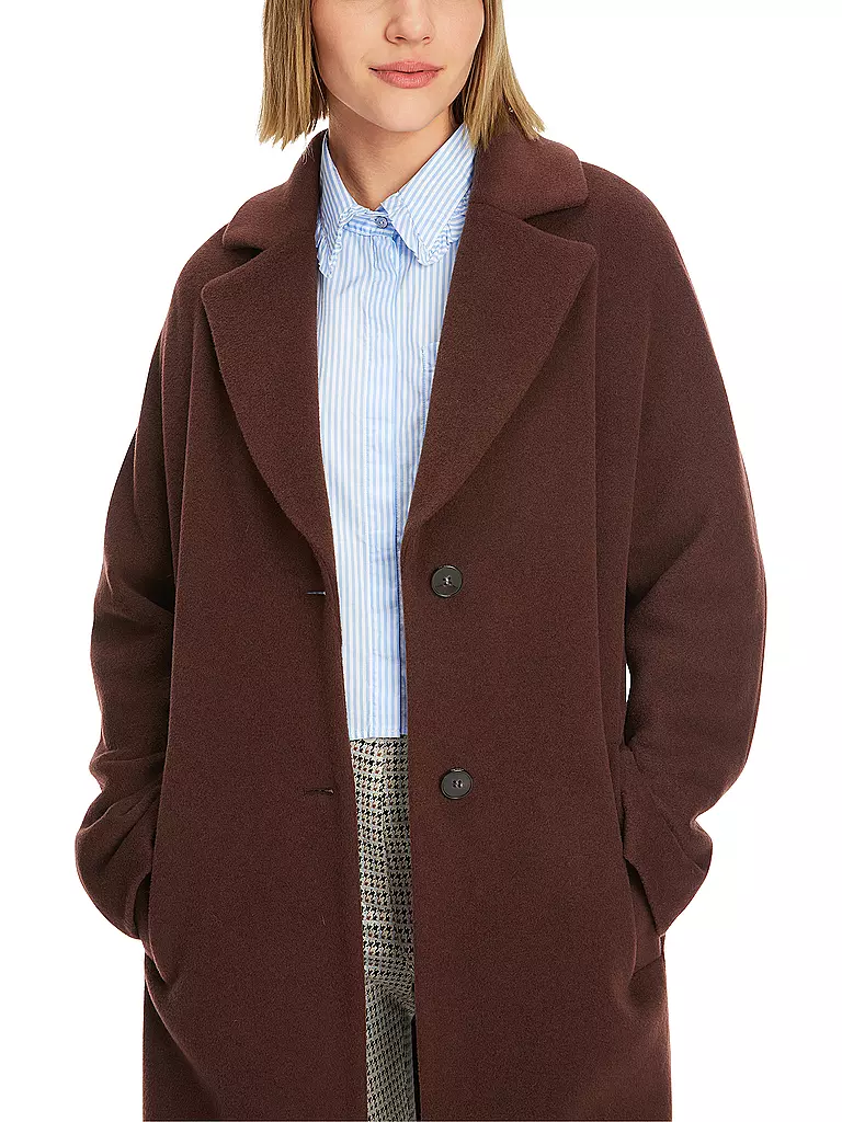 MARC CAIN  | Wollmantel | Marrone
