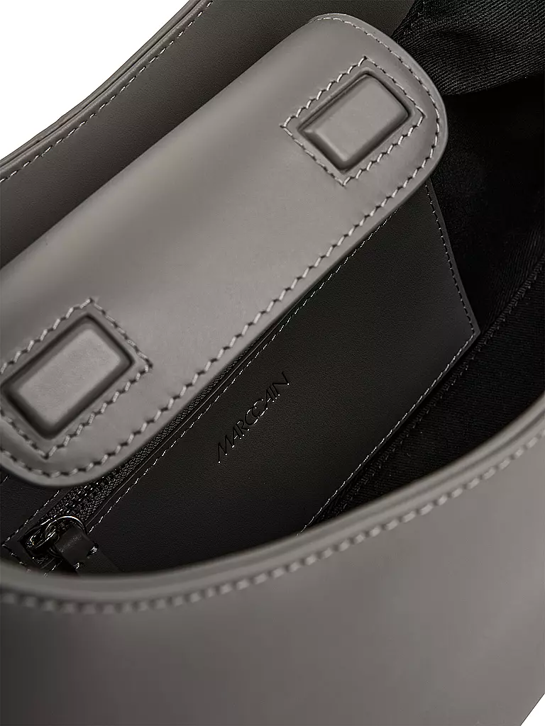 MARC CAIN | Borsa in pelle - Borsa a spalla | Grigio chiaro