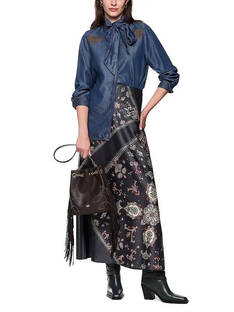 MARC CAIN | Camicia di jeans | Blu scuro