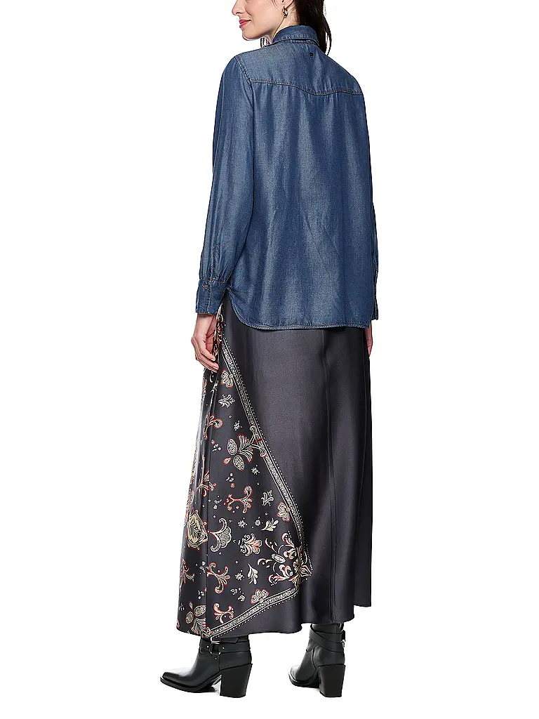 MARC CAIN | Camicia di jeans | Blu scuro