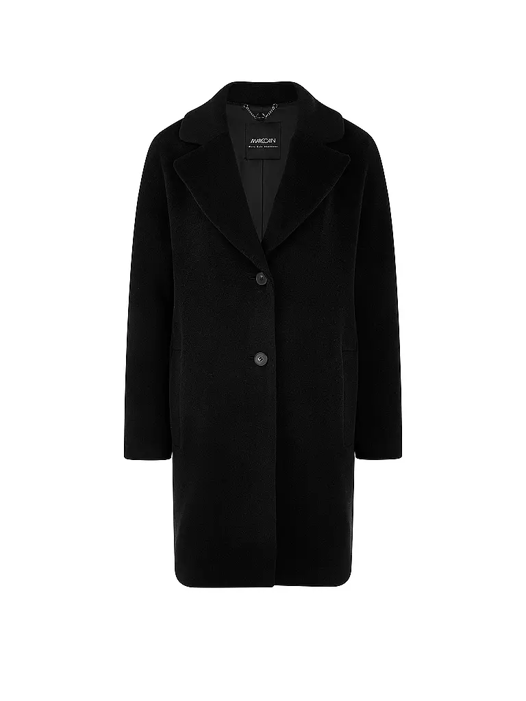MARC CAIN | Cappotto di lana
Marca: MARC CAIN
Colore: nero
Categorie: Moda, Donna

Lunghezza manica: Manica lunga
Materiale: Alpaca
Tipo di colletto: Rever
Motivo: Tinta unita
Vestibilità (capispalla): Ampia
Stile: Glamour
Dettagli: Tasche a fessura | 