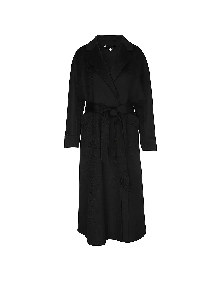 MARC CAIN | Cappotto di lana | Nero