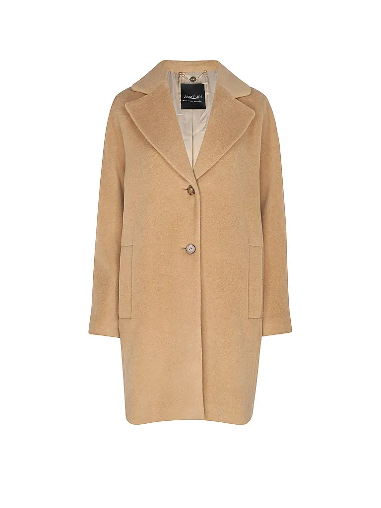 MARC CAIN | Cappotto di lana | Beige