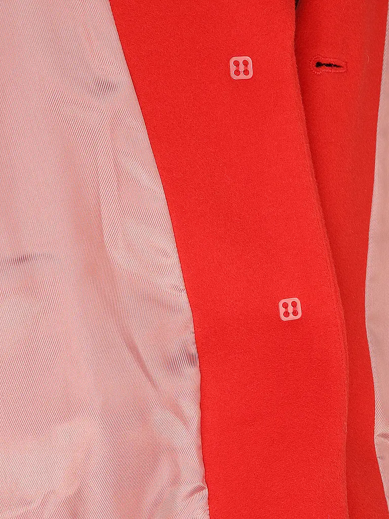 MARC CAIN | Cappotto di lana | Rosso