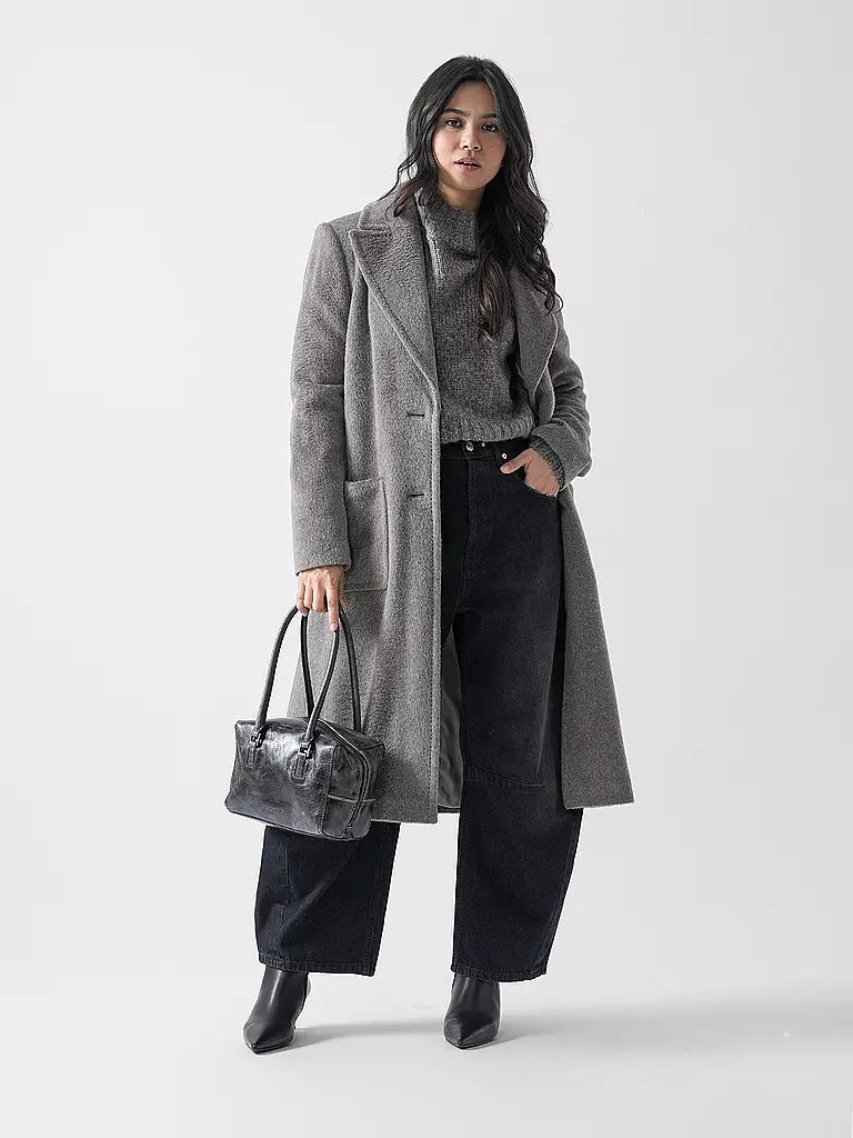 MARC CAIN | Cappotto di lana | Grigio