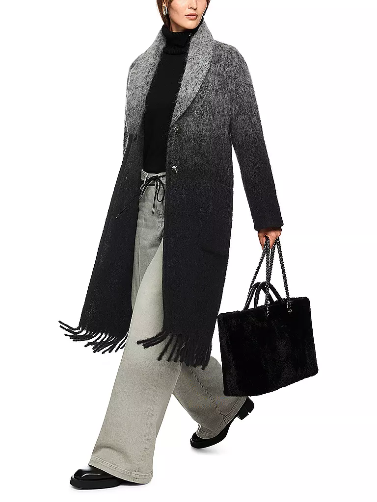 MARC CAIN | Cappotto di lana | Grigio