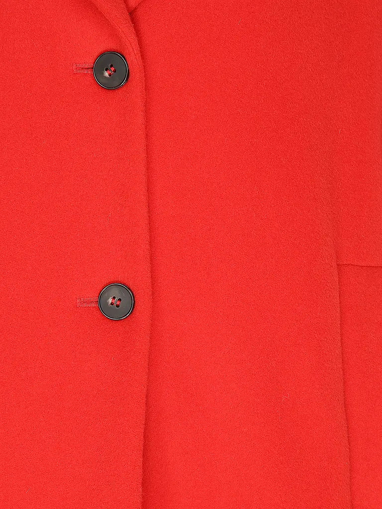 MARC CAIN | Cappotto di lana | Rosso