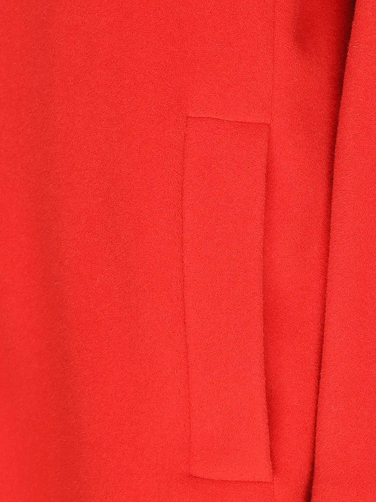 MARC CAIN | Cappotto di lana | Rosso