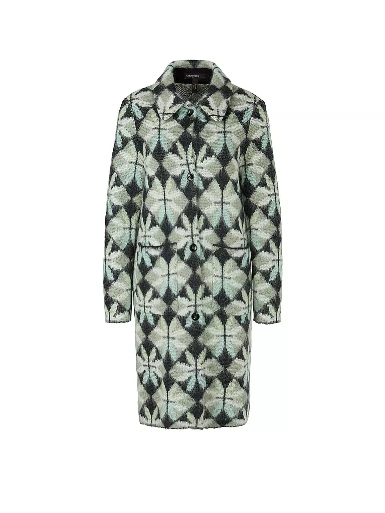 MARC CAIN | Cappotto in maglia | Verde