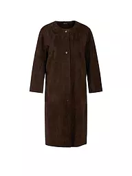 MARC CAIN | Cappotto in pelle | Marrone