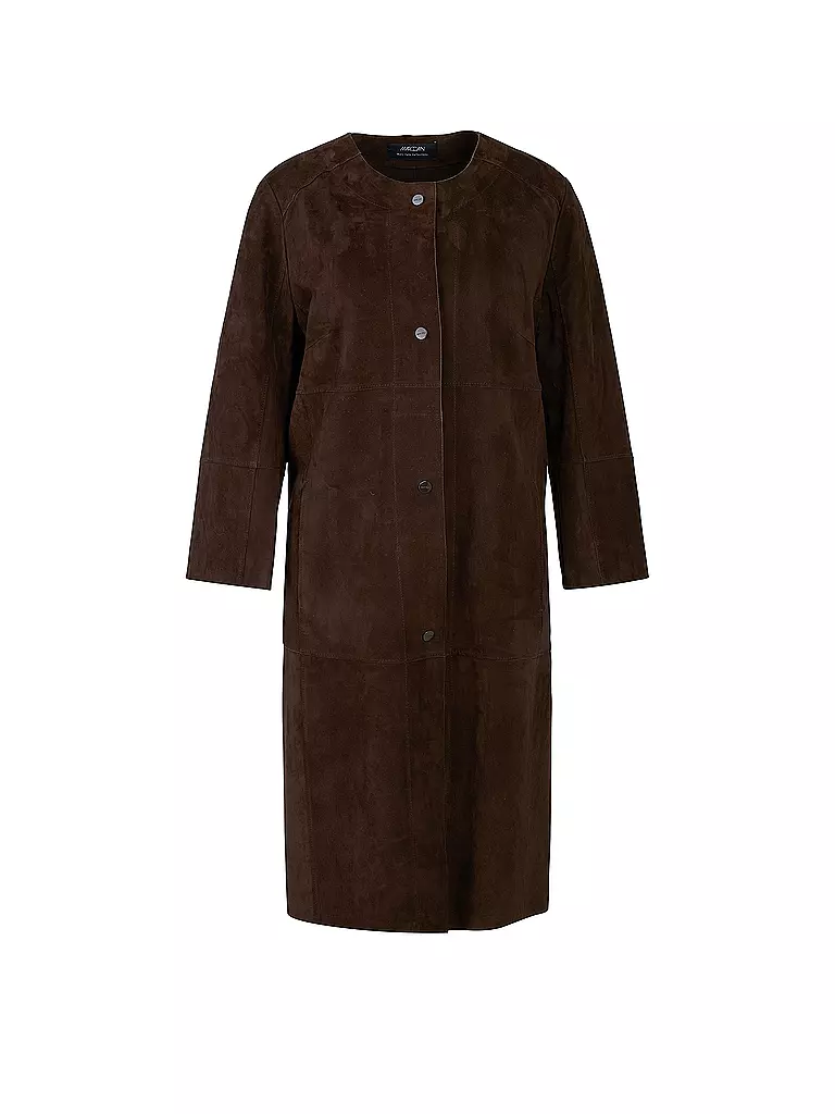 MARC CAIN | Cappotto in pelle | Marrone