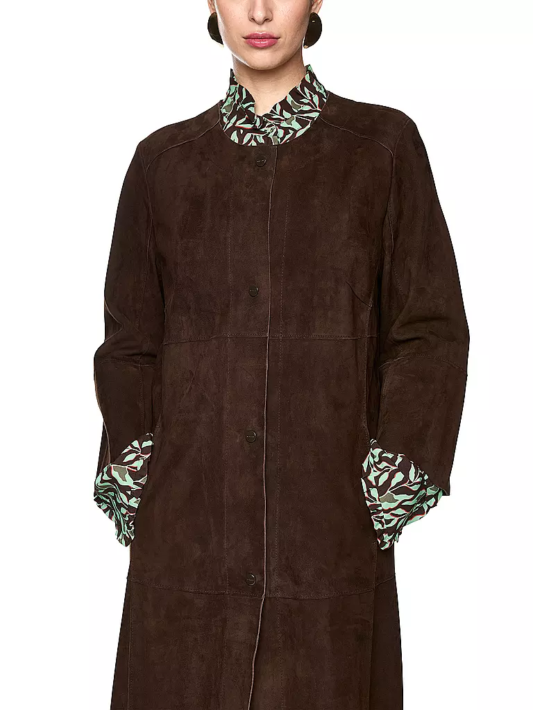 MARC CAIN | Cappotto in pelle | 
