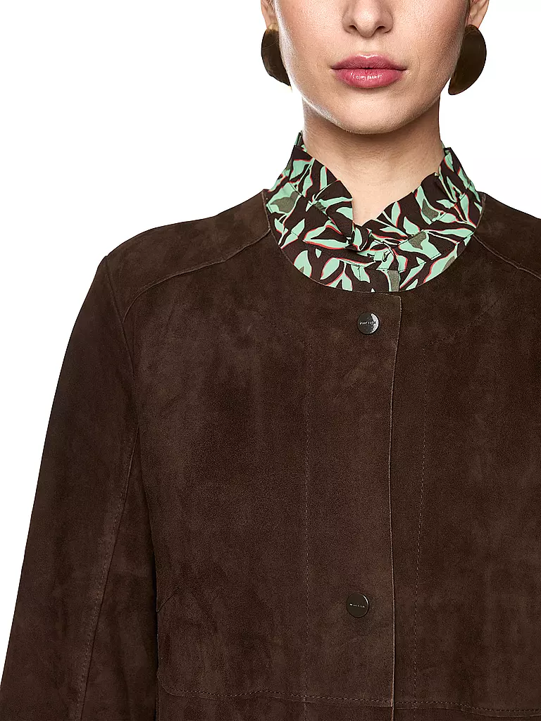 MARC CAIN | Cappotto in pelle | 