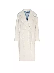 MARC CAIN | Cappotto in pelliccia sintetica | Crema