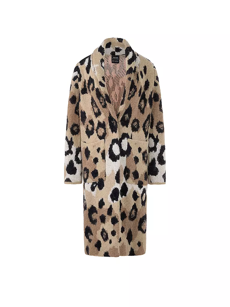 MARC CAIN | Cappotto in pelliccia sintetica | Marrone chiaro
