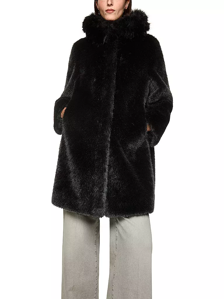 MARC CAIN | Cappotto in pelliccia sintetica | 