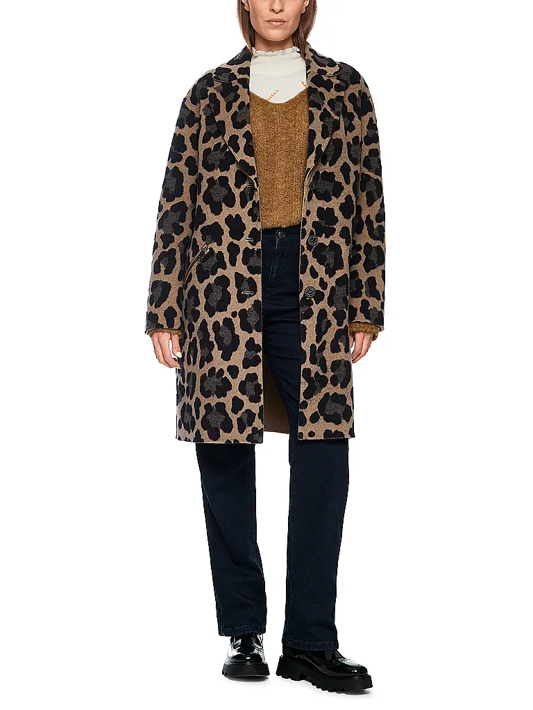 MARC CAIN | Cappotto reversibile | Marrone chiaro
