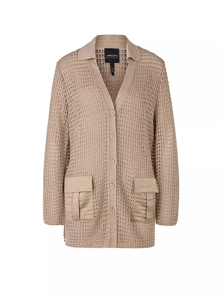 MARC CAIN | Cardigan | Marrone chiaro