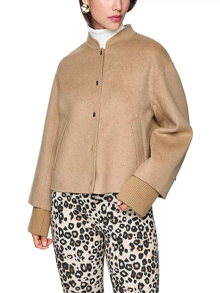 MARC CAIN | Giacca di lana | Beige