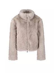 MARC CAIN | Giacca effetto pelliccia | Grigio chiaro
