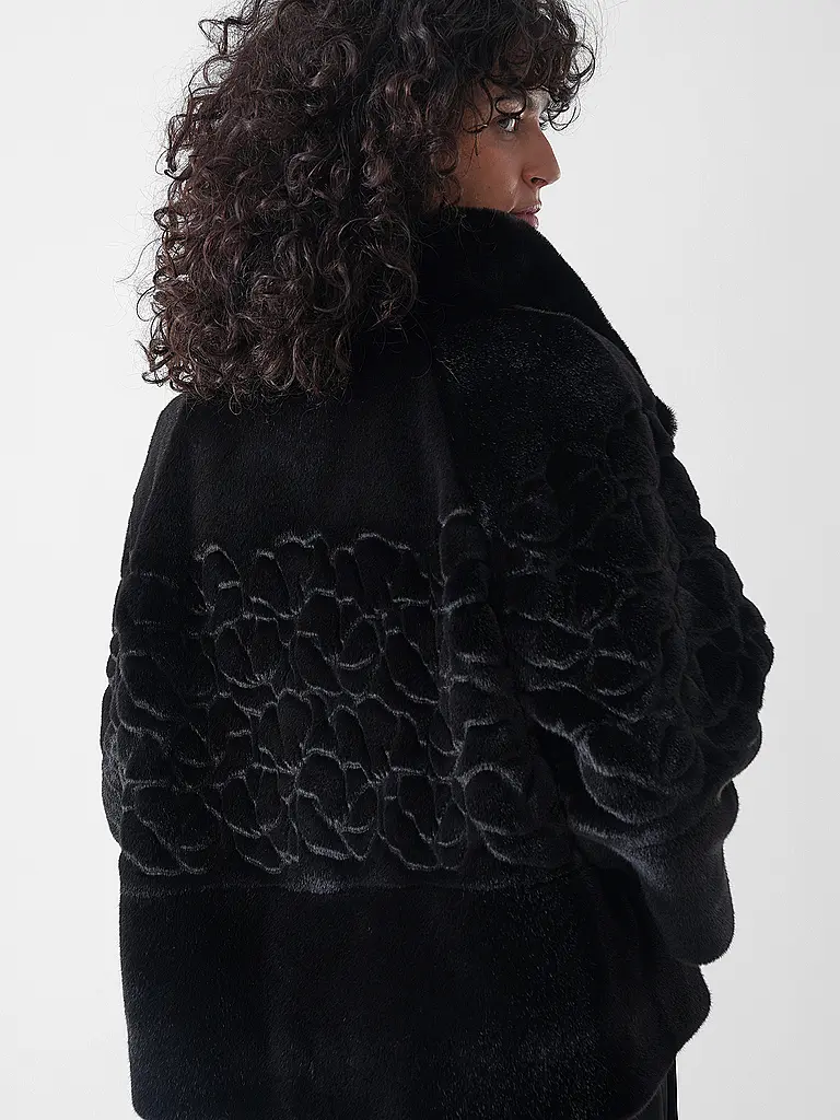 MARC CAIN | Giacca effetto pelliccia | 