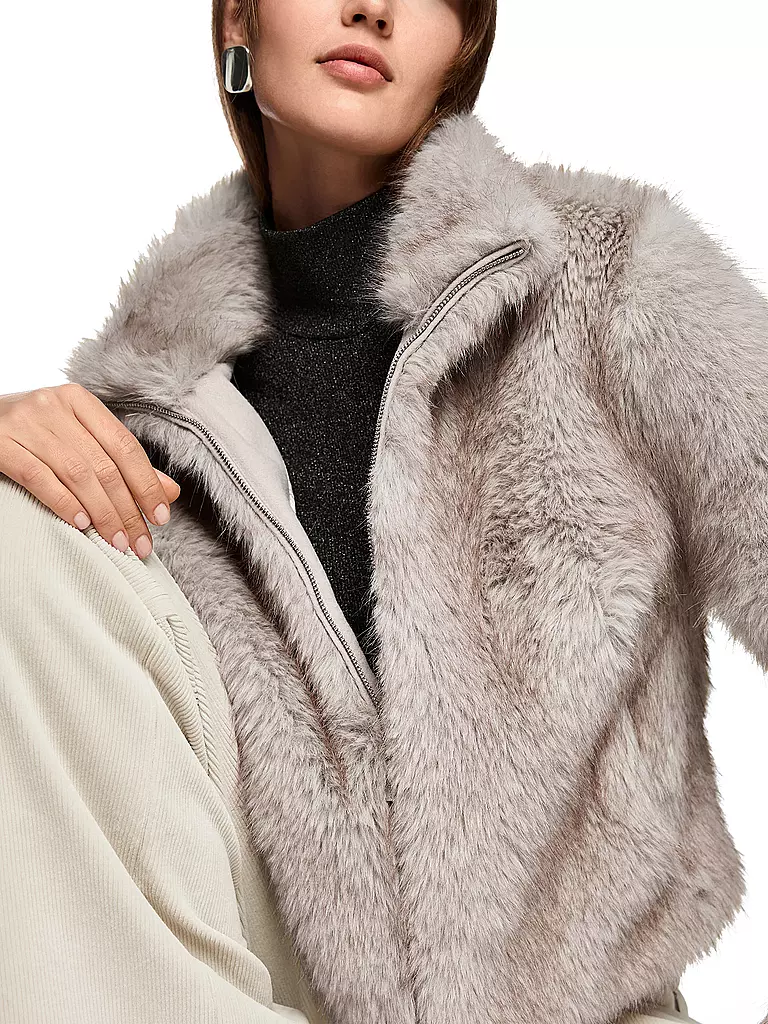 MARC CAIN | Giacca effetto pelliccia | 