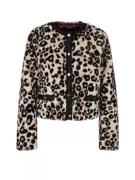 MARC CAIN | Giacca in pelliccia sintetica | Marrone chiaro