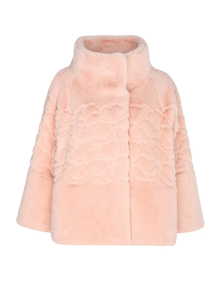 MARC CAIN | Giacca in pelliccia sintetica | Rosa