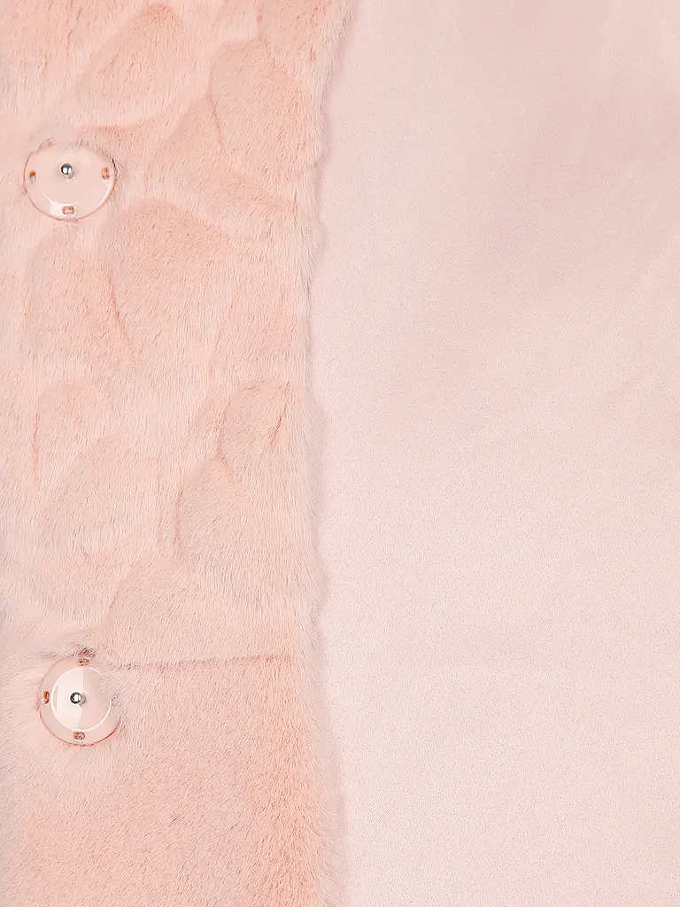 MARC CAIN | Giacca in pelliccia sintetica | Rosa