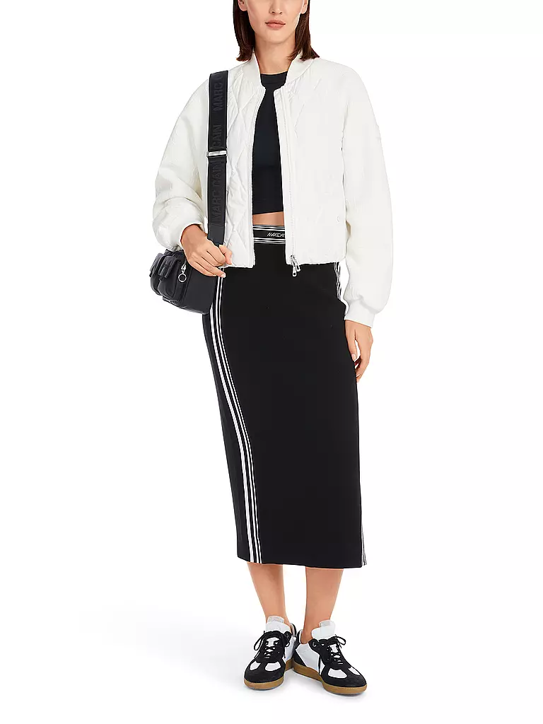 MARC CAIN | Giacca trapuntata cropped fit | Bianco