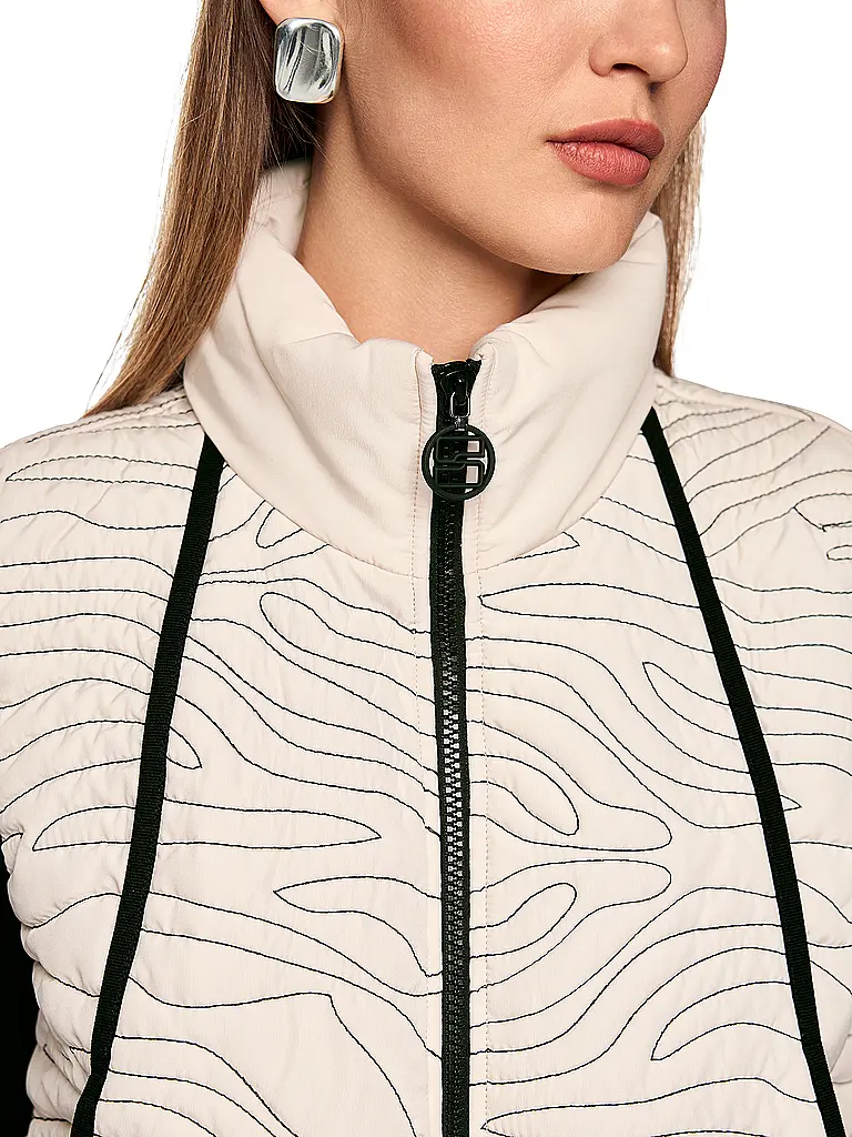 MARC CAIN | Gilet trapuntato | Beige