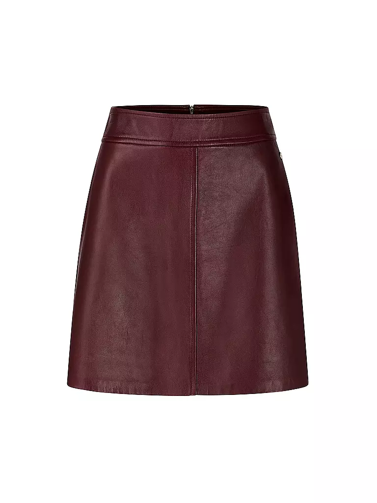 MARC CAIN | Gonna in pelle | Marrone