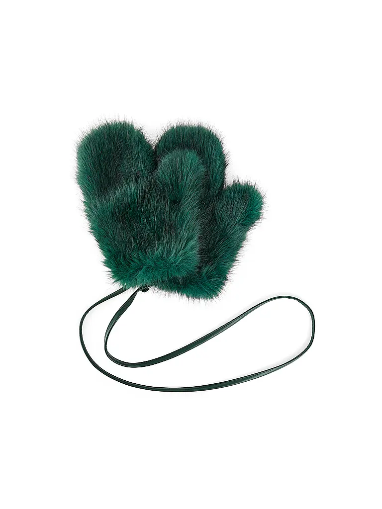 MARC CAIN | Guanti - Muffole | Verde scuro