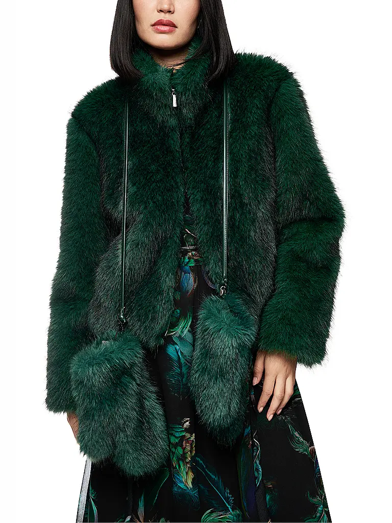 MARC CAIN | Guanti - Muffole | Verde scuro