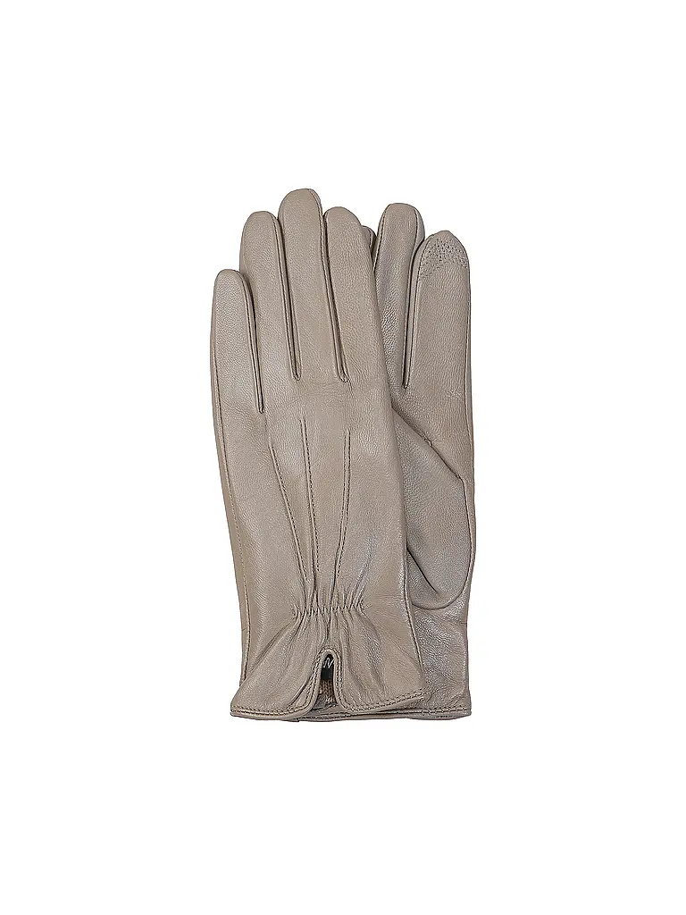 MARC CAIN | Guanti in pelle | Grigio