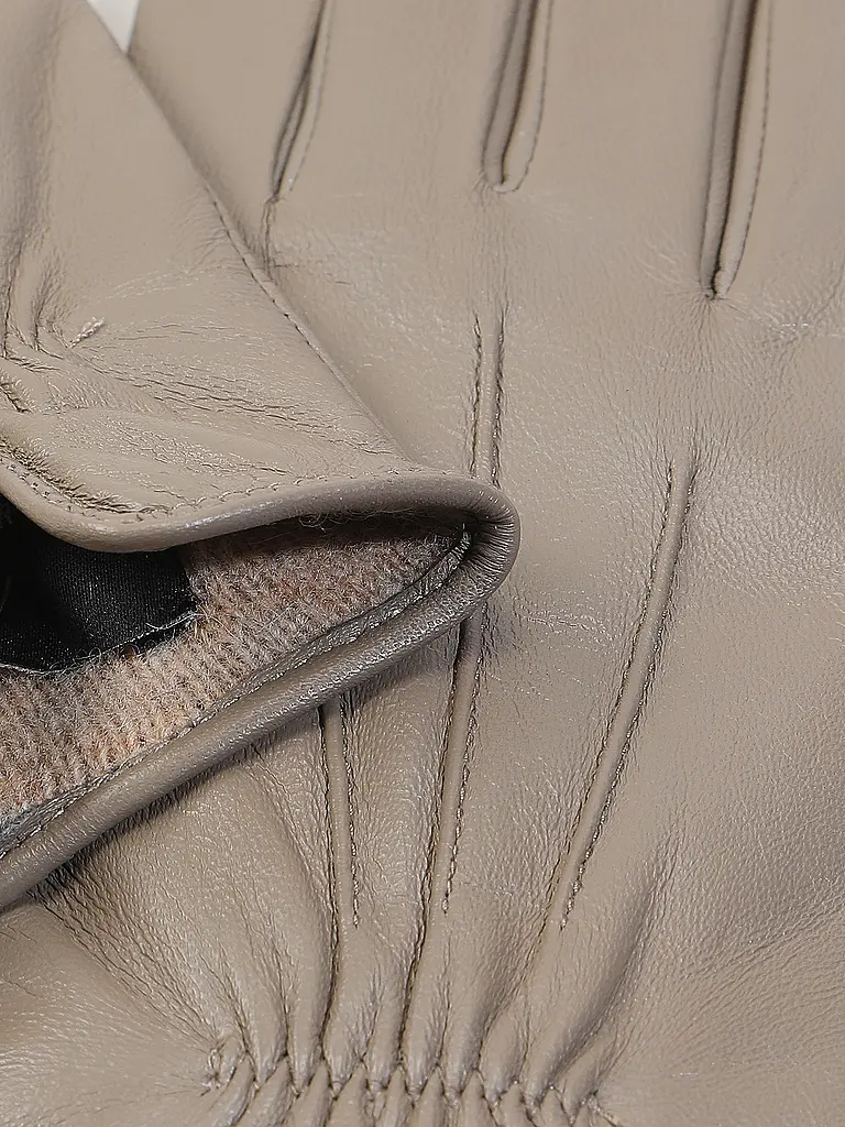 MARC CAIN | Guanti in pelle | Grigio