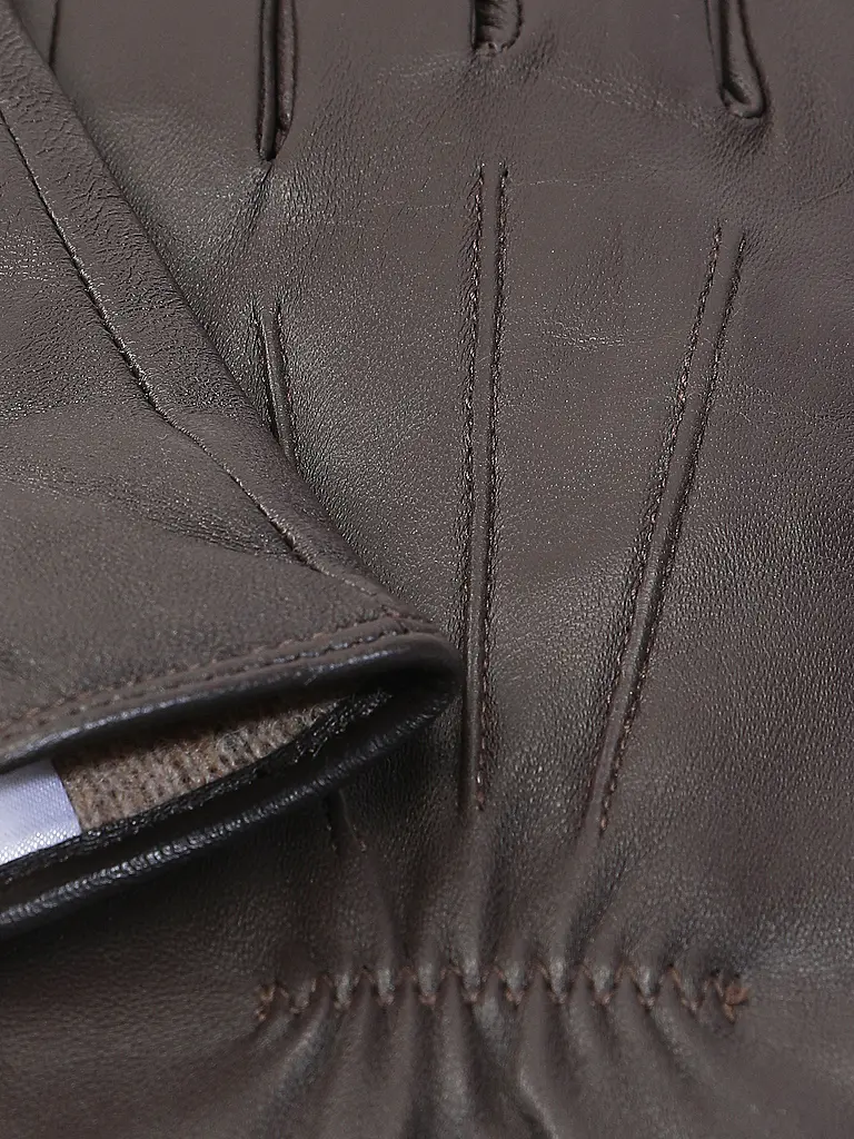 MARC CAIN | Guanti in pelle | Marrone