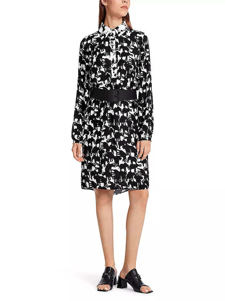 MARC CAIN | Hemdblusenkleid | Nero