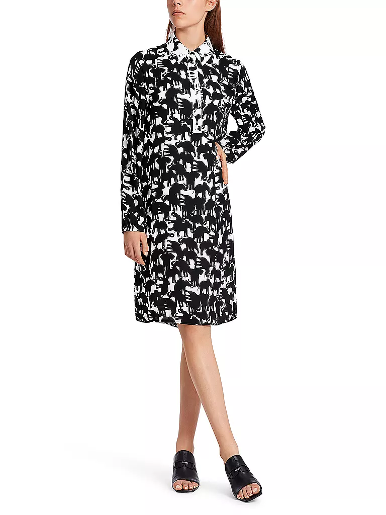 MARC CAIN | Hemdblusenkleid | Nero