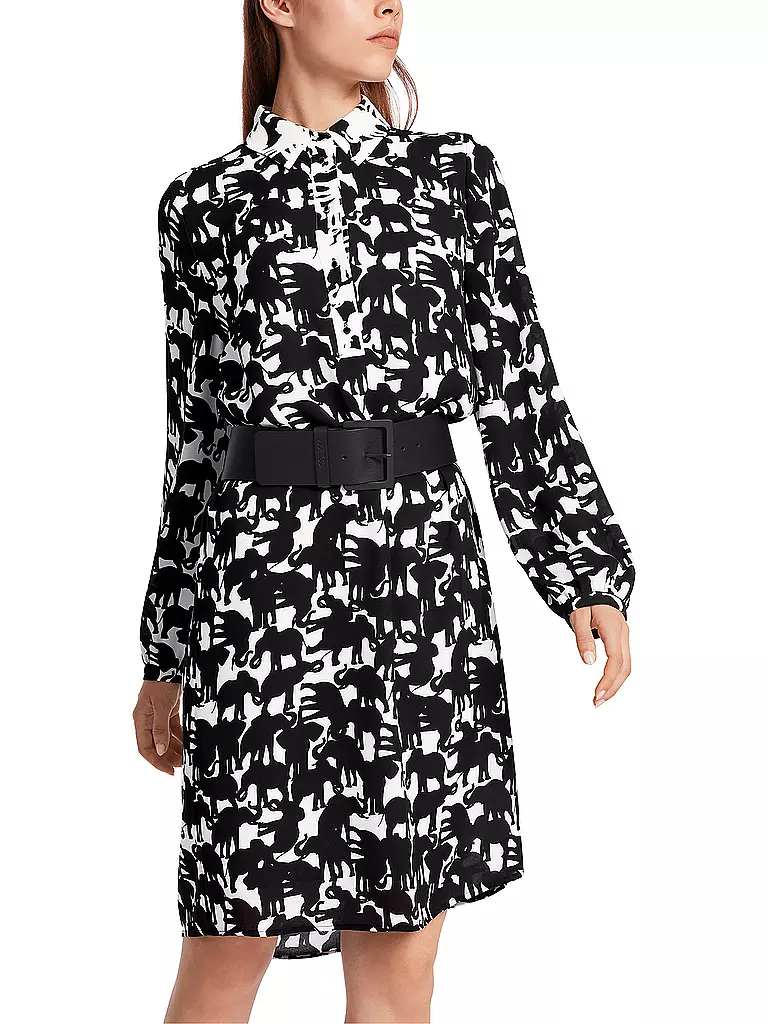MARC CAIN | Hemdblusenkleid | Nero
