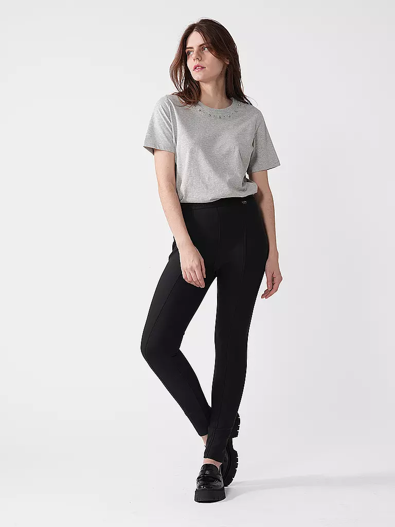 MARC CAIN | Highwaist Businesshose 7/8 SINNAR | Nero