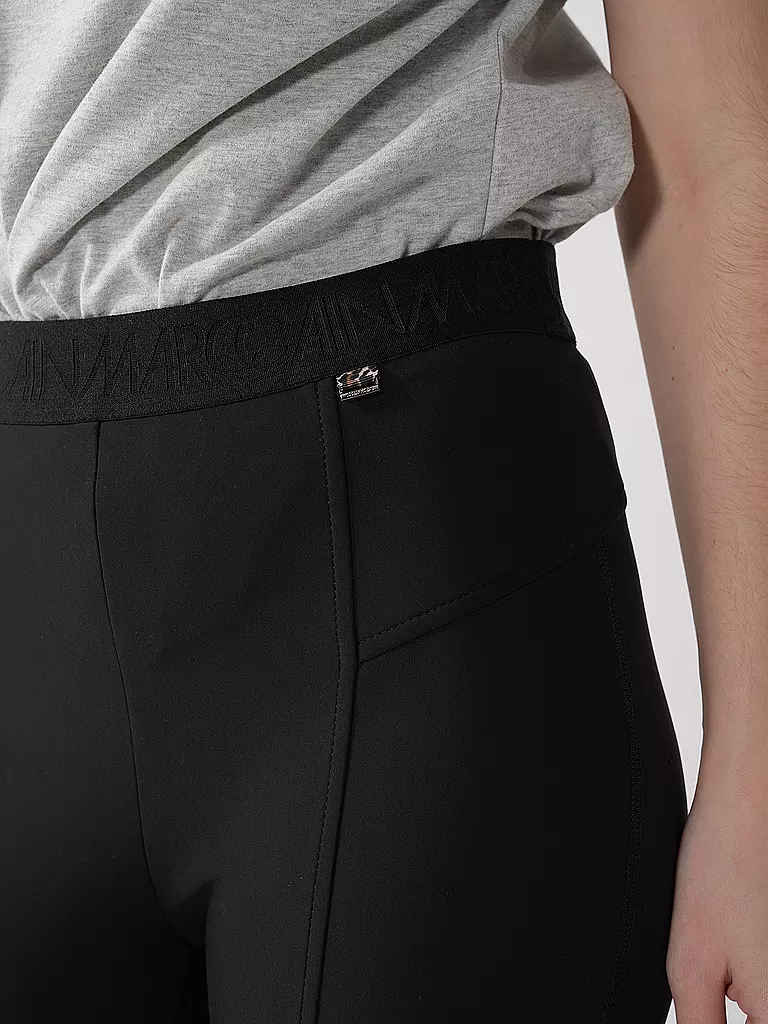 MARC CAIN | Highwaist Businesshose 7/8 SINNAR | Nero