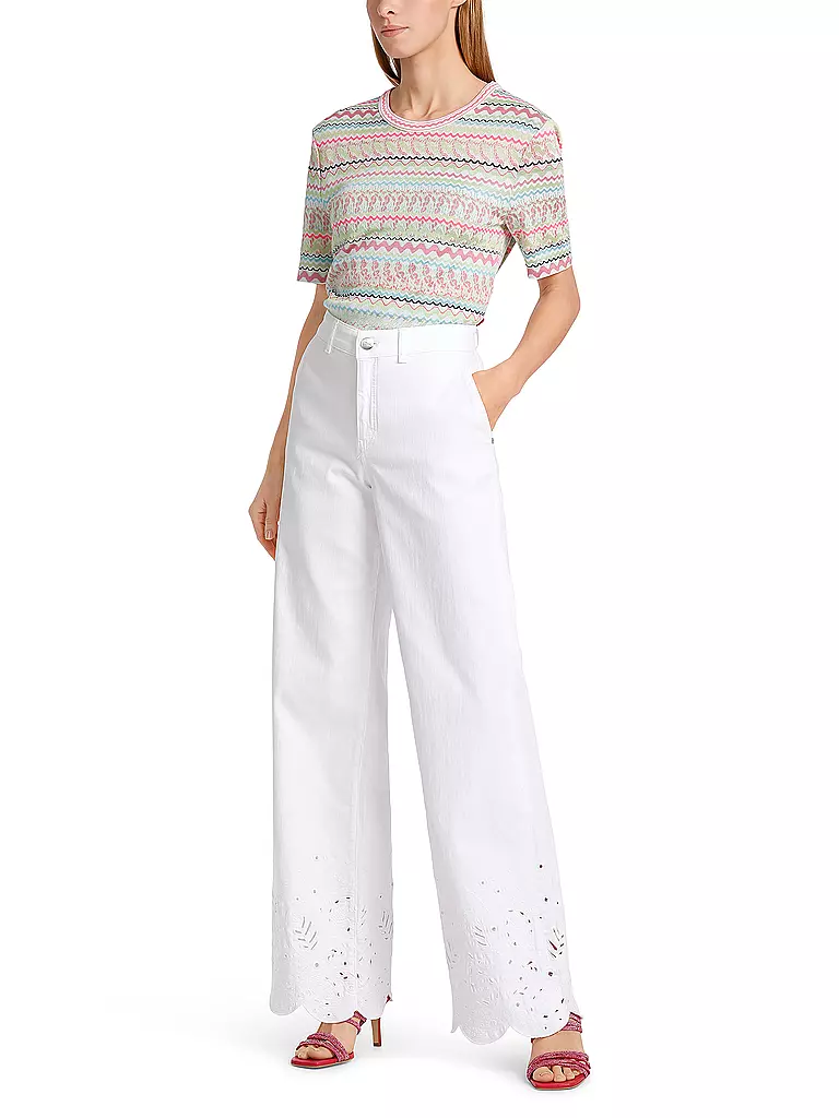 MARC CAIN | Jeans WARRI Wide Fit | Bianco