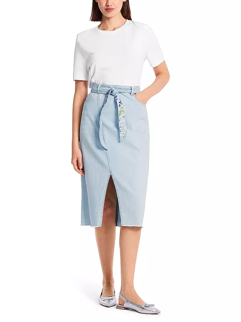 MARC CAIN | Jeansrock | Blu chiaro