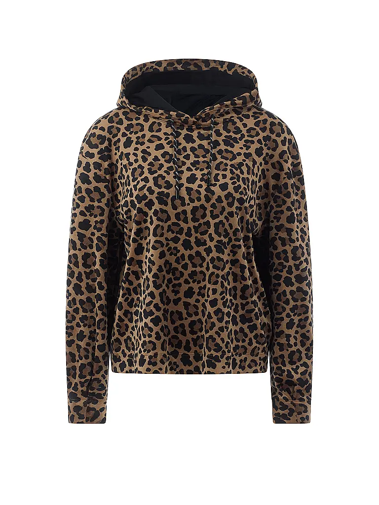 MARC CAIN | Kapuzensweater - Felpa con cappuccio | Marrone chiaro