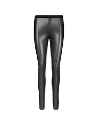 MARC CAIN | Leggings effetto pelle | Marrone