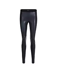 MARC CAIN | Leggings effetto pelle | Blu