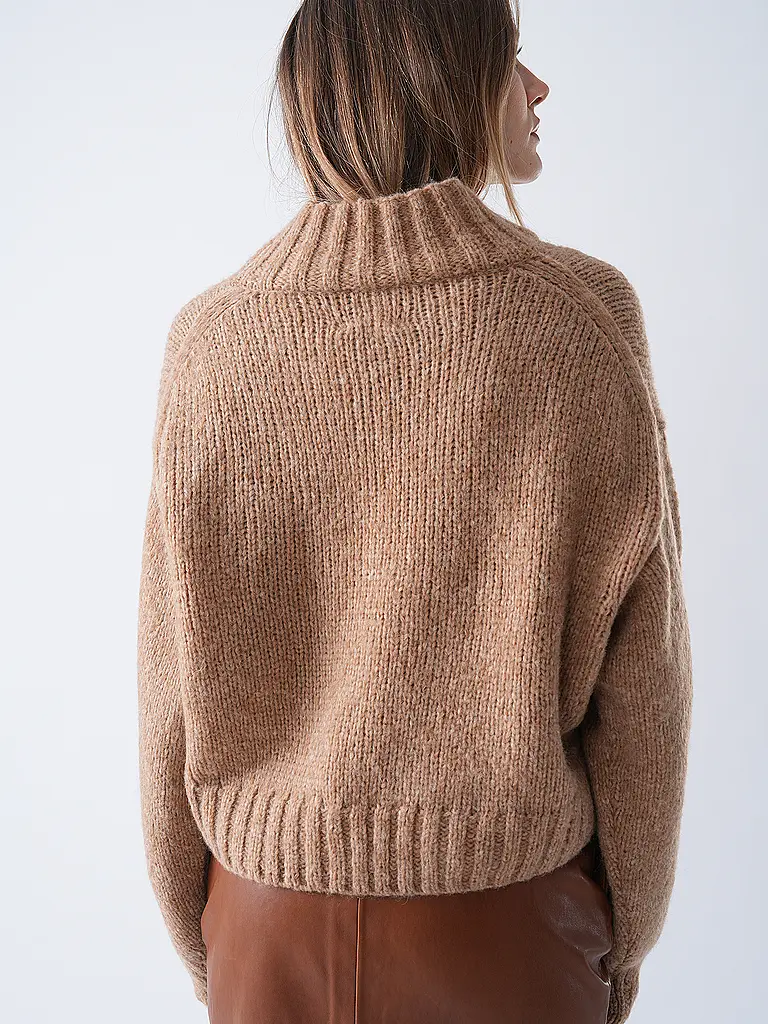 MARC CAIN | Maglione a collo alto | Beige
