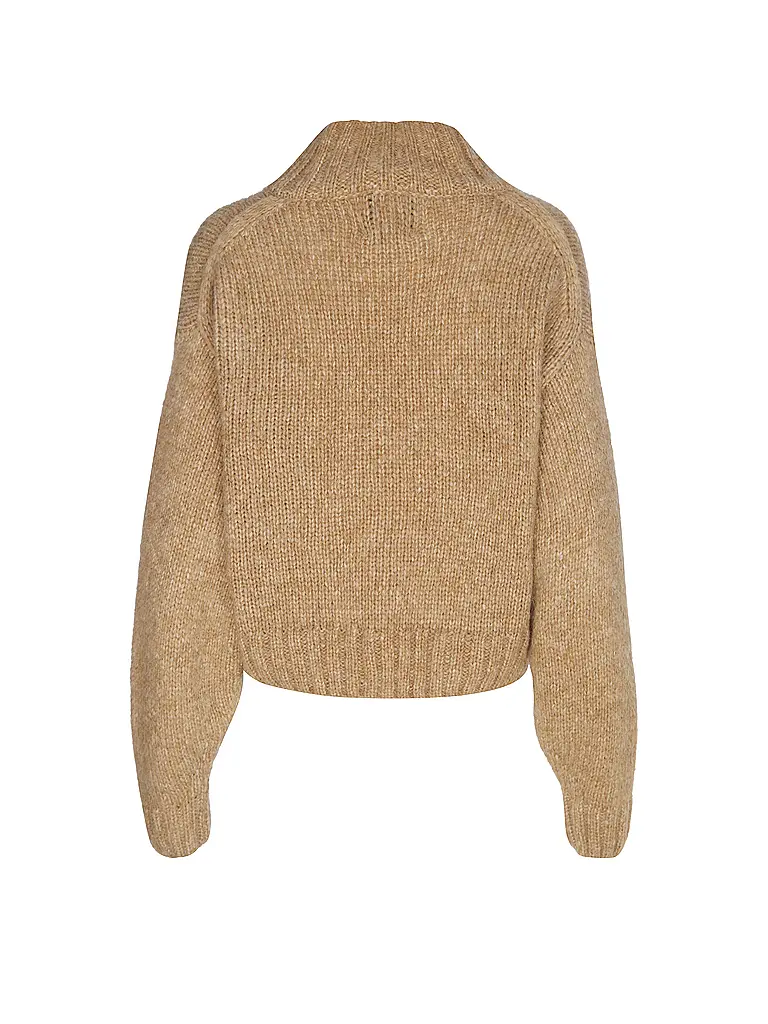 MARC CAIN | Maglione a collo alto | Beige
